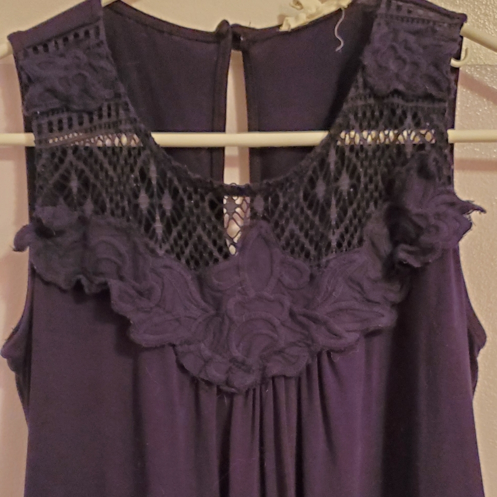 Navy blue tank top
